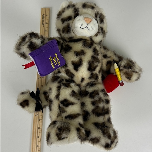 Build-A-Bear Sparkle Snow Leopard  Stuffed Animal with Teacher Accessories - Picture 11 of 11